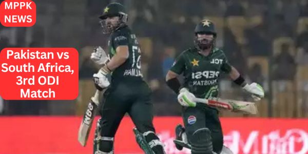 Pakistan vs South Africa, 3rd ODI Match
