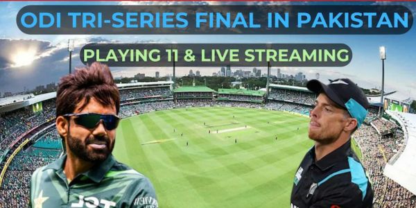PPakistan vs New Zealand Tri-series Final Live Score